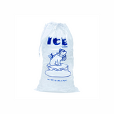 10 Lbs Pack of 400 Ice Bags With Cotton Drawstring - Ice Cube Bags - Infinite Pack